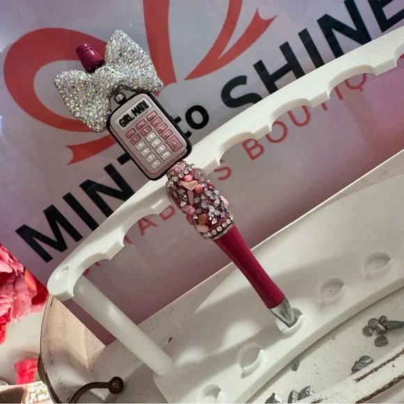 🎀 GIRL MATH BEADED PEN 🎀 - Picture 4 of 4